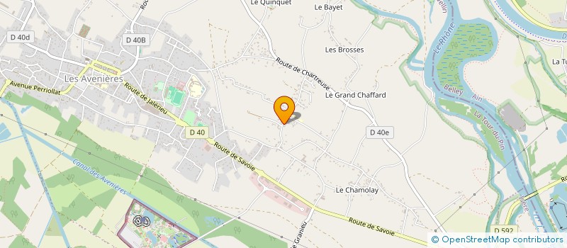 localisation de l'entreprise POURCHAIRE DE MARCO  LES AVENIERES VEYRINS-THUELLIN