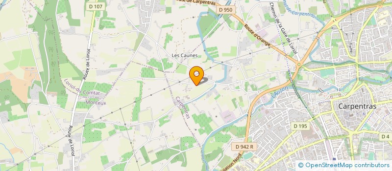 localisation de l'entreprise POURCHER ET FILS à CARPENTRAS