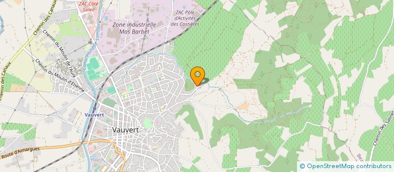 localisation de l'entreprise POURCHET PASCAL à VAUVERT