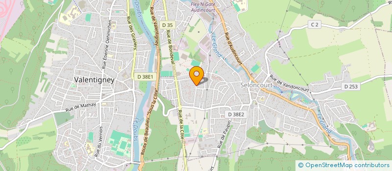 localisation de l'entreprise POURCHEZ  SELONCOURT