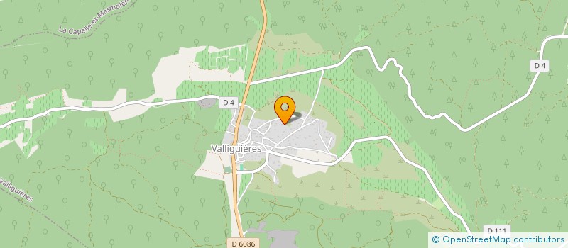 localisation de l'entreprise POURCHIER & FILS à VALLIGUIERES