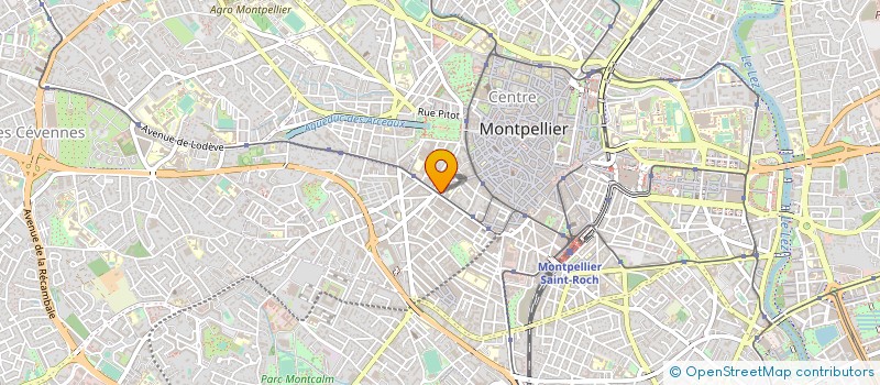 localisation de l'entreprise POURCINE FRERES à MONTPELLIER