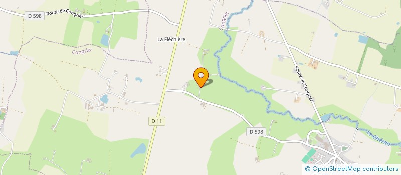 localisation de l'entreprise POURIAS EMILIEN  CONGRIER