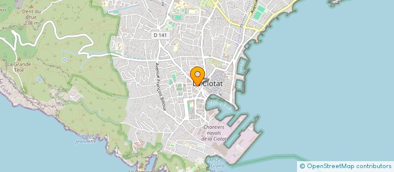 localisation de l'entreprise POURKOITAFECA  LA CIOTAT