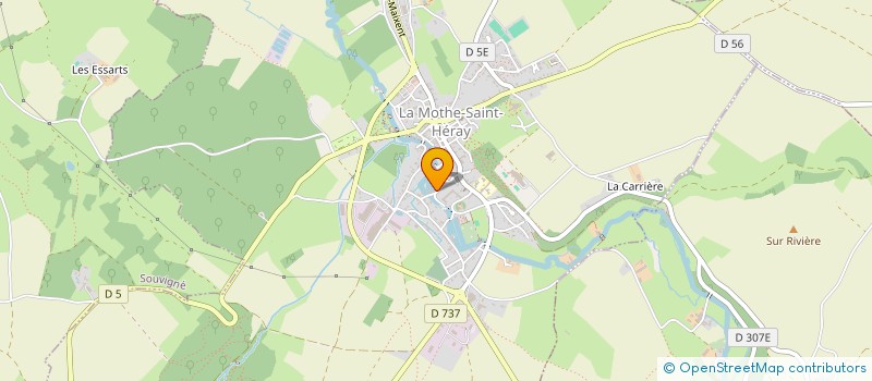 localisation de l'entreprise POURQUOI PAS NOUS  LA MOTHE-SAINT-HERAY