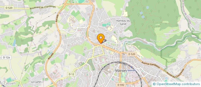 localisation de l'entreprise POURRAT / DEVILLAINE à VOIRON