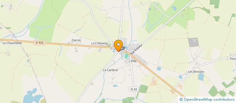 localisation de l'entreprise POURSUITE SUR TERRE CENTRE VAL DE LOIRE à PAULNAY
