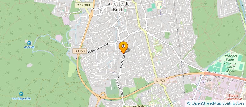 localisation de l'entreprise POURTALET à LA TESTE-DE-BUCH