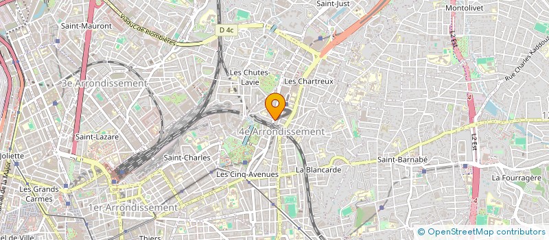 localisation de l'entreprise POURVOYEUSE DE SONORITES ENJAILLANTES, PITTORESQUES ET TRANSCENDANTES à MARSEILLE