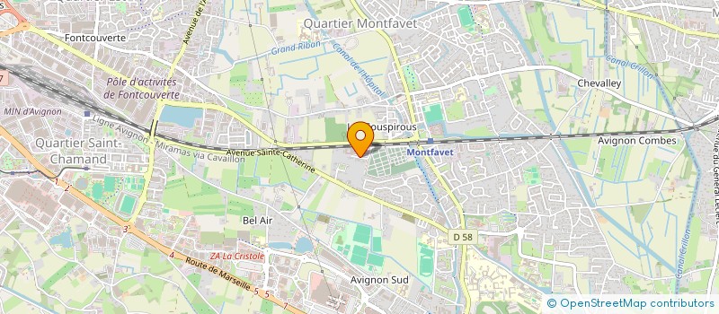 localisation de l'entreprise POURVU QUE CA DURE  AVIGNON