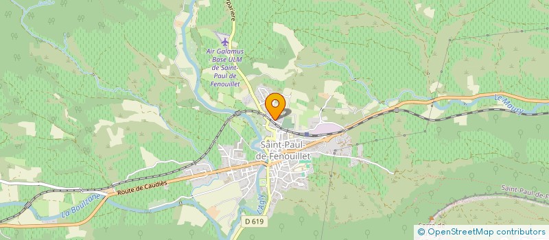 localisation de l'entreprise POUS JOURDA  SAINT-PAUL-DE-FENOUILLET