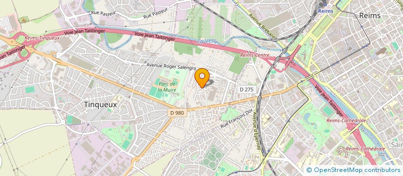 localisation de l'entreprise POUSS AND SPORT  TINQUEUX