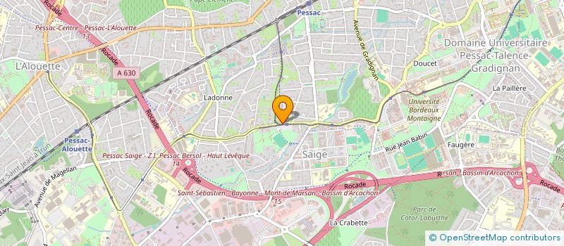 localisation de l'entreprise POUSS&CO  PESSAC