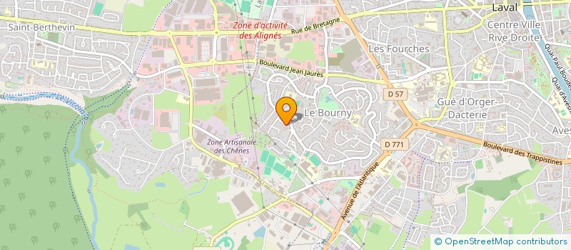 localisation de l'entreprise POUSS'POUSSETTE à LAVAL