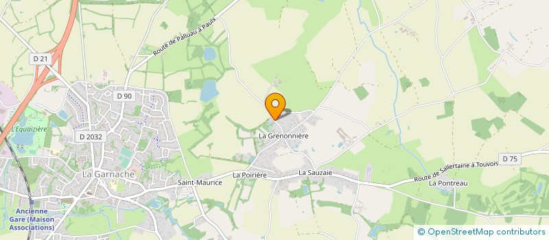 localisation de l'entreprise POUSS'TOI D'LA  LA GARNACHE