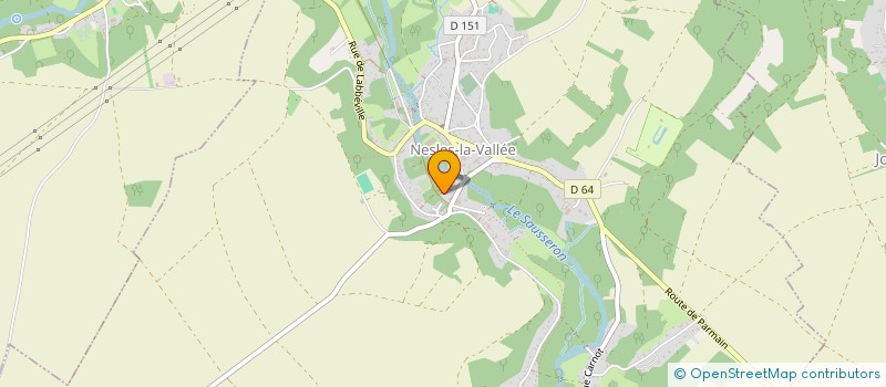 localisation de l'entreprise POUSSAH  NESLES-LA-VALLEE