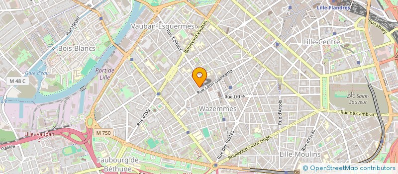 localisation de l'entreprise POUSSE DE CULTURE à LILLE