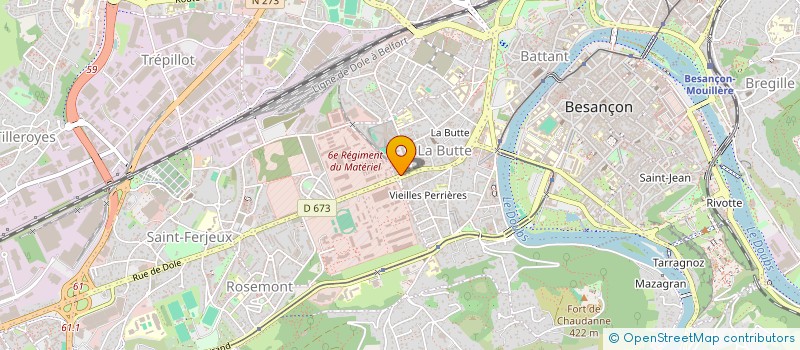 localisation de l'entreprise POUSSE DE YOGI à BESANCON