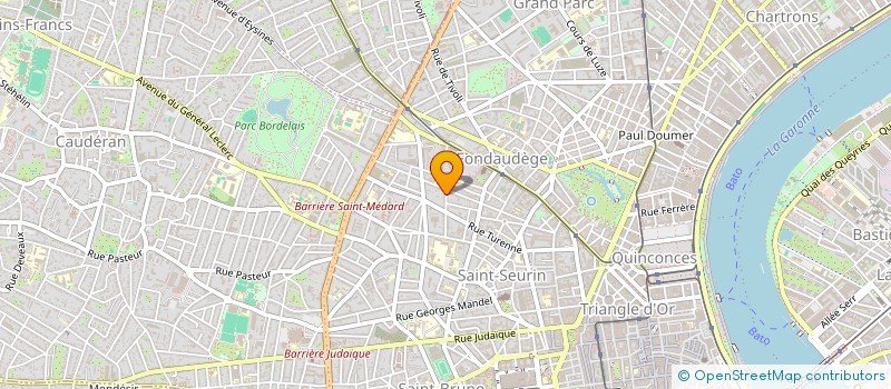 localisation de l'entreprise POUSSE LA CAMPAGNE  BORDEAUX