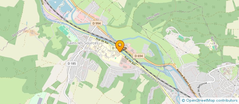 localisation de l'entreprise POUSSE LA PORTE à FAINS-VEEL