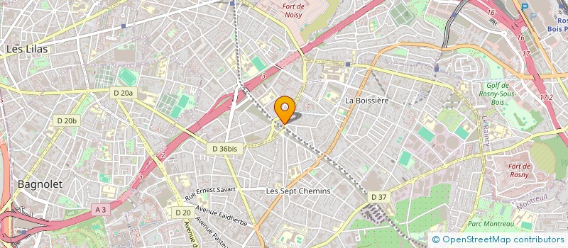 localisation de l'entreprise POUSSE LES MURS à ROMAINVILLE