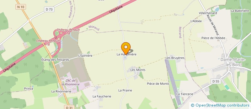 localisation de l'entreprise POUSSE OLIVIER  AUTRECHE