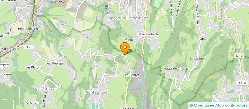 localisation de l'entreprise POUSSE-POIL  JACOB-BELLECOMBETTE