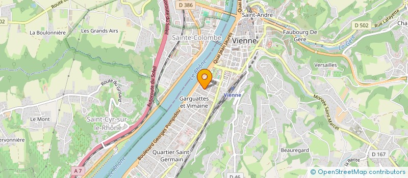 localisation de l'entreprise POUSSE SERINGUE  VIENNE