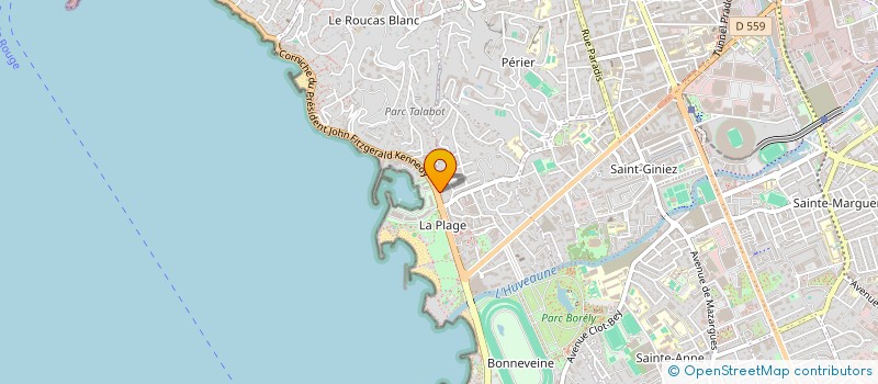 localisation de l'entreprise POUSSE TON GENOU  MARSEILLE