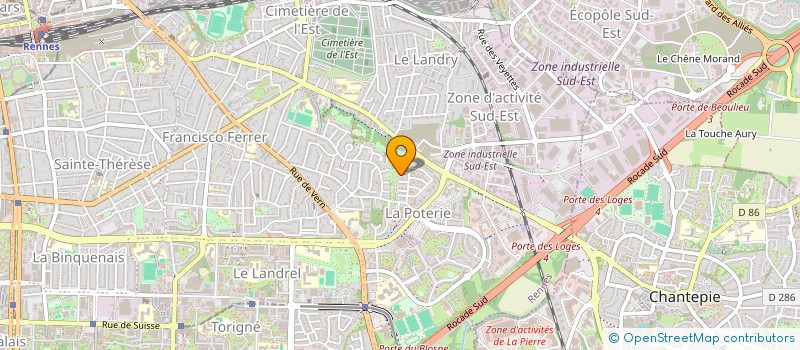 localisation de l'entreprise POUSSER ENSEMBLE  RENNES