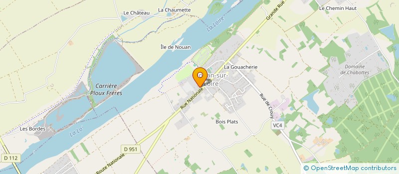 localisation de l'entreprise POUSSICAILLES  SAINT-LAURENT-NOUAN