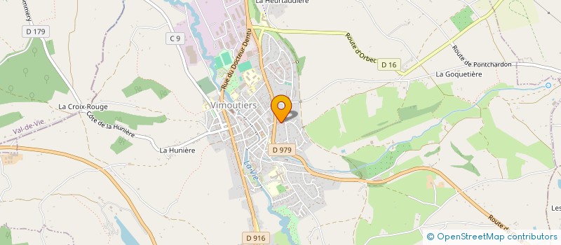 localisation de l'entreprise POUSSIER à VIMOUTIERS