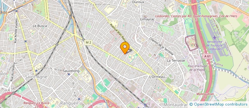 localisation de l'entreprise POUSSIERE D IMAGE à TOULOUSE