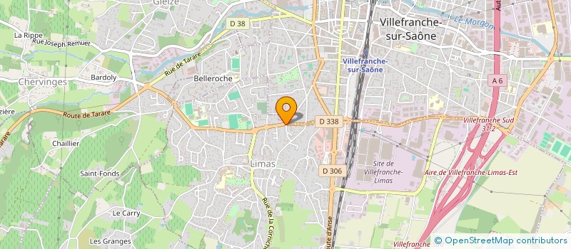 localisation de l'entreprise POUSSIN HEUREUX  VILLEFRANCHE-SUR-SAONE