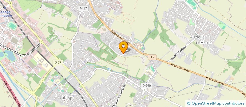 localisation de l'entreprise POUSSINES & CO  SAINT-ORENS-DE-GAMEVILLE