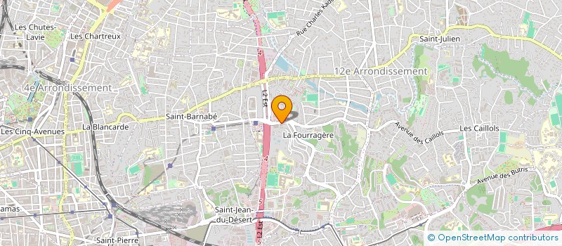 localisation de l'entreprise POUSSOU - DINI à MARSEILLE