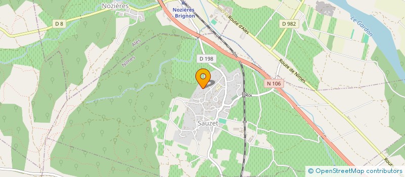 localisation de l'entreprise POUTARYS  SAUZET