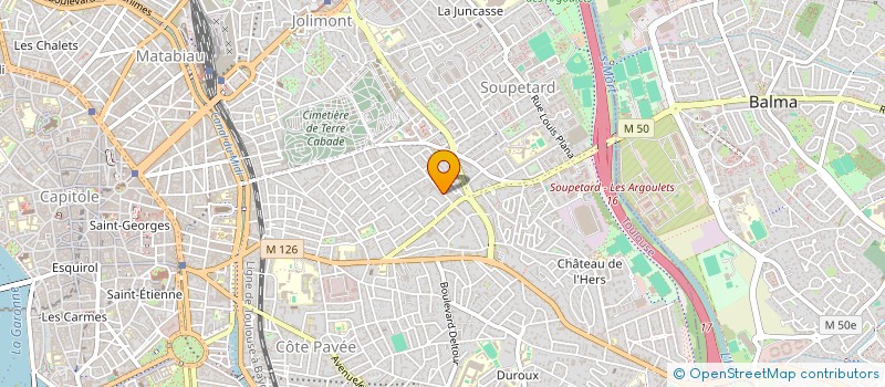 localisation de l'entreprise POUTCH  TOULOUSE
