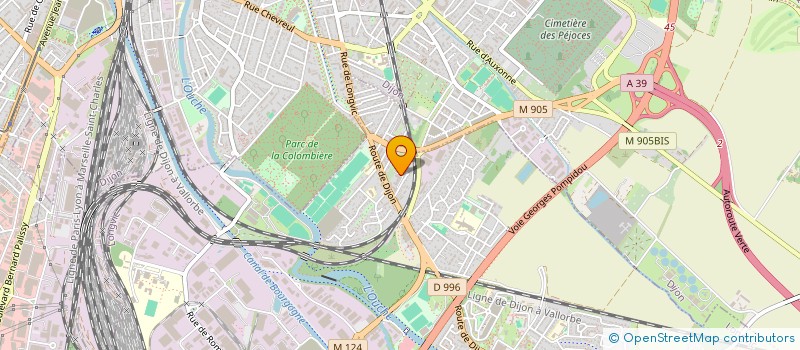 localisation de l'entreprise POUTEAUX  LONGVIC