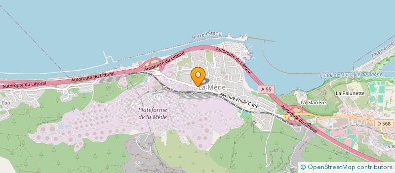 localisation de l'entreprise POUTET FILTRATION à CHATEAUNEUF-LES-MARTIGUES