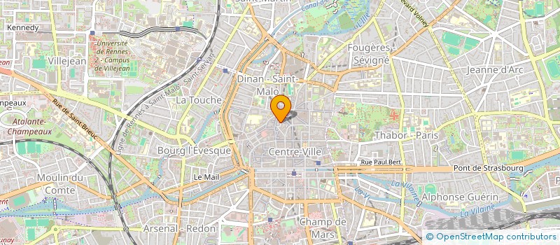 localisation de l'entreprise POUTINEBROS  RENNES