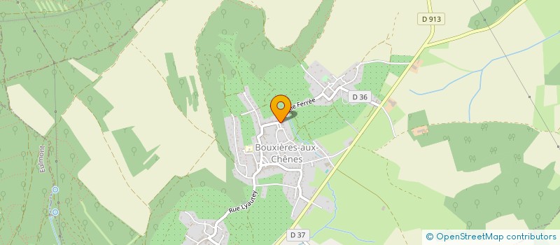 localisation de l'entreprise POUTOT ELECTRICITE à BOUXIERES-AUX-CHENES