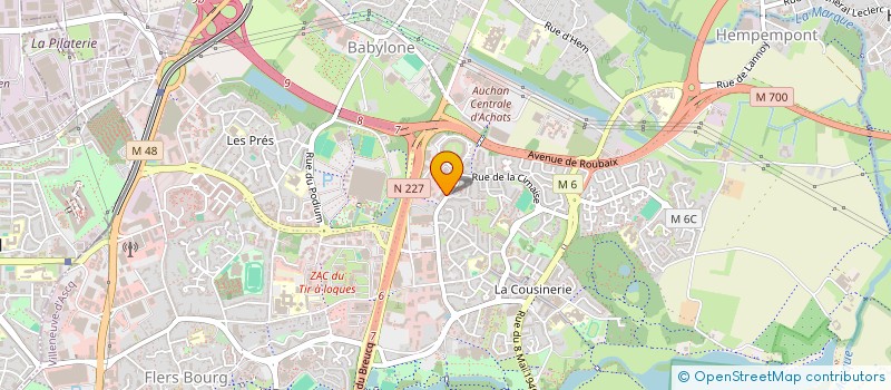 localisation de l'entreprise POUVOIR 4805 à VILLENEUVE-D'ASCQ