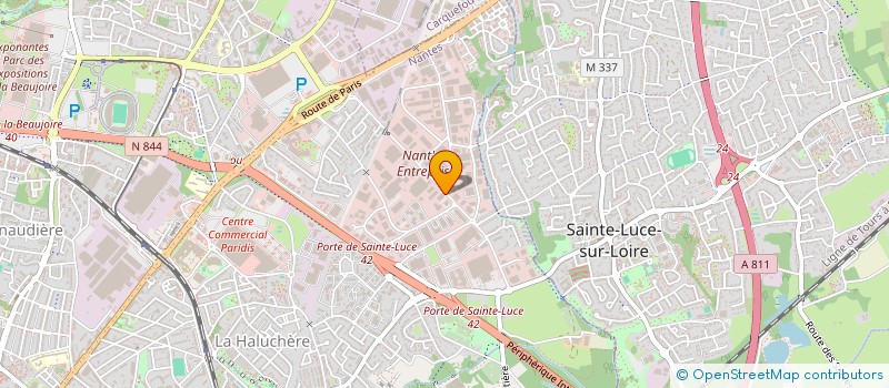localisation de l'entreprise POUVOIR  NANTES