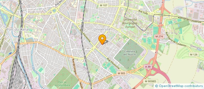 localisation de l'entreprise POUVOUART  DIJON