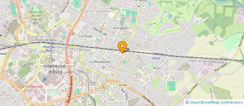 localisation de l'entreprise POUWELS AB  VILLENEUVE D ASCQ