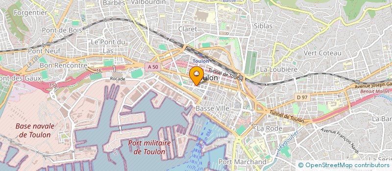 localisation de l'entreprise POUX SHOP  TOULON