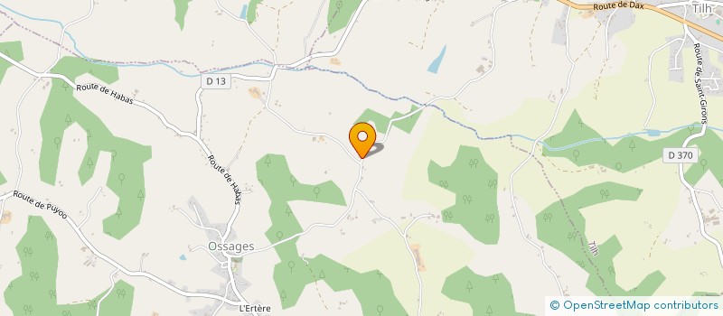 localisation de l'entreprise POUYANNE SERVICES  OSSAGES