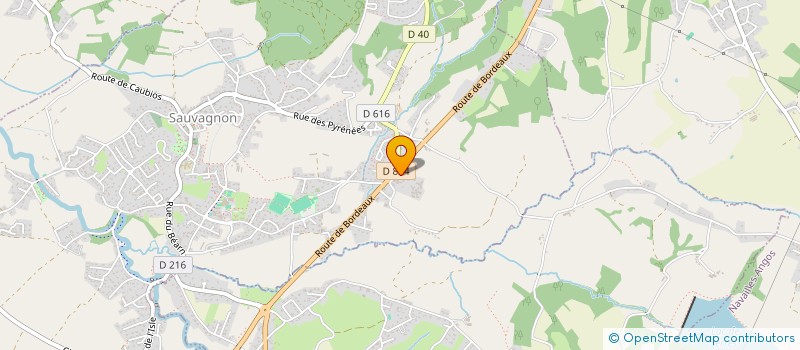 localisation de l'entreprise POUYAU-CARRICART-DESPAGNET  SAUVAGNON