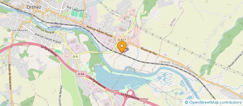 localisation de l'entreprise POUYES-CONNAN BATIMENT  ORTHEZ